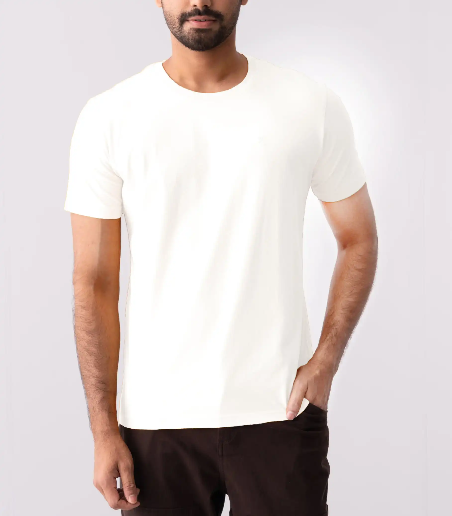 Basic T- white